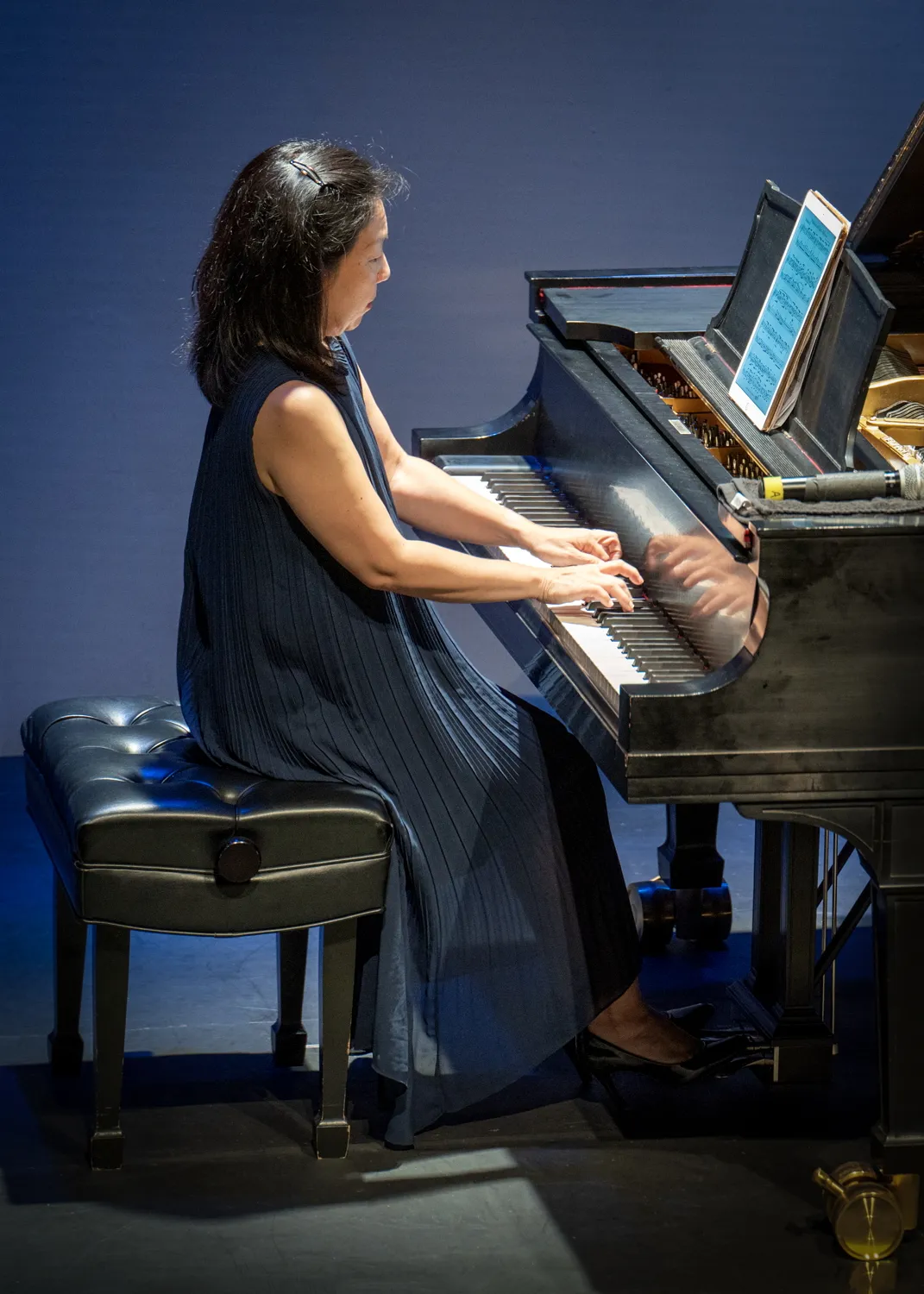 Jessica Choe at the piano